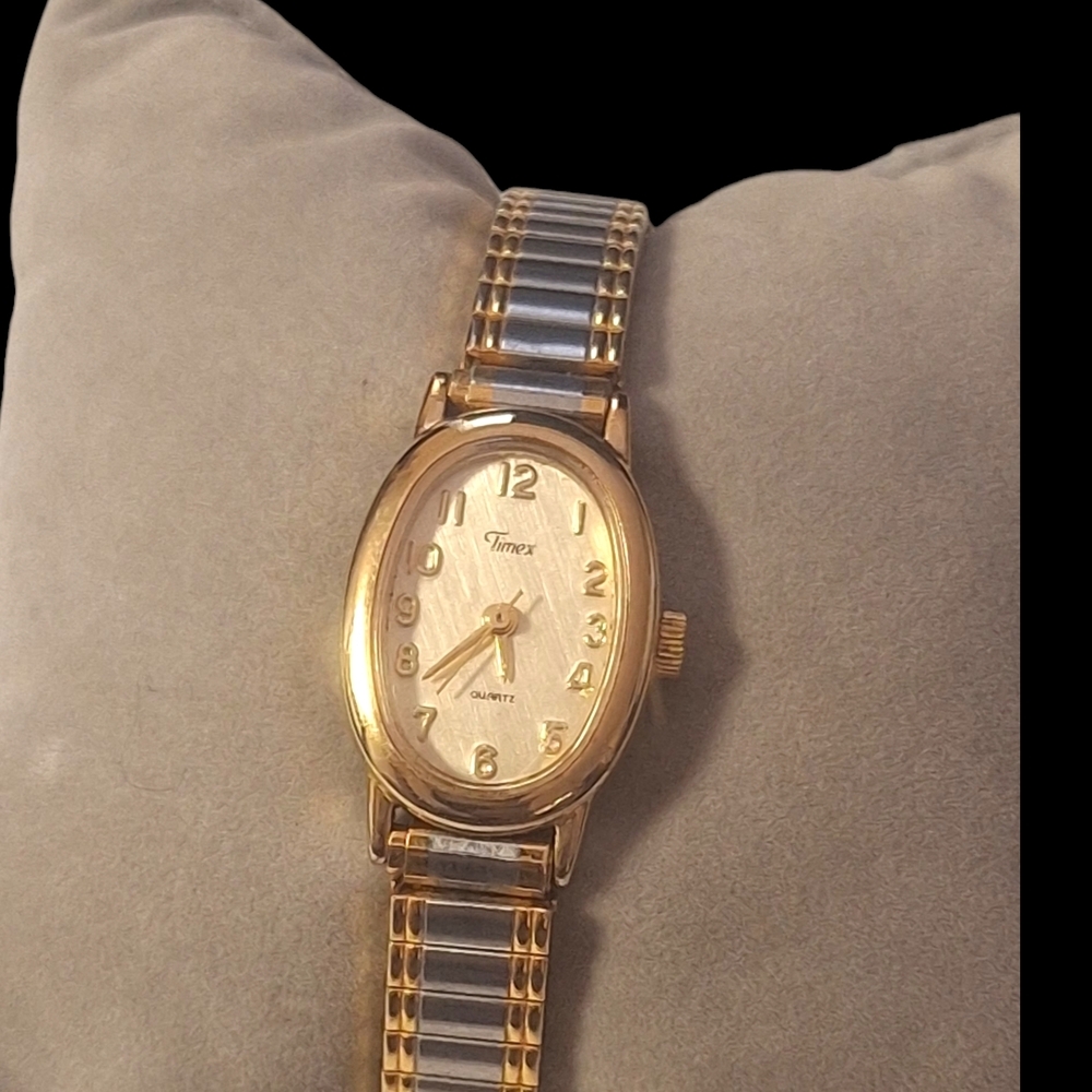 Timex Gold and Silver Women's Watch Requires Battery